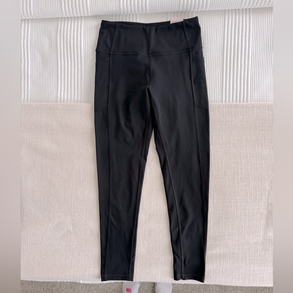 Victoria Secret Studio Soft Leggings 7/8 Length Size 6 Black (6/170/68A) NWT